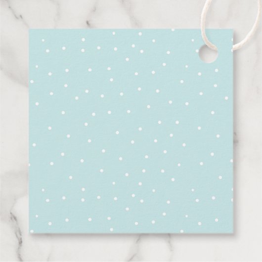 Rentier, Bären & Kaninchen Frohe Weihnachten Geschenkanhänger (Rückseite)