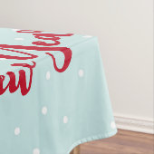 Rentier, Bären & Kaninchen Frohe Weihnachten Tischdecke (Beispiel)