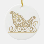 Rentier "Beste Mama je" Keramik Ornament (Vorne)