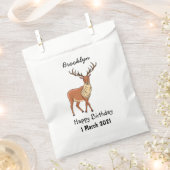 Rentier-Cartoon-Abbildung Geschenktütchen (Ausgeschnitten)