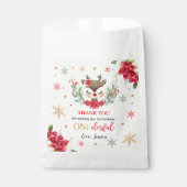 Rentier Christmas 1. Geburtstag Roter Winter Hirsc Geschenktütchen (Vorderseite)