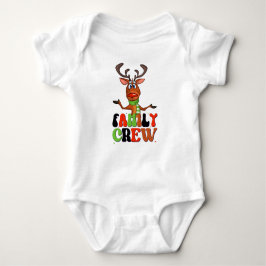 Rentier "Christmas Crew 2023" des Babys Baby Strampler