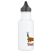 Rentier Christmas Dackel Edelstahlflasche (Links)