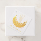 Rentier Christmas Forest I Monogram Geschenkanhänger (Mit Box)