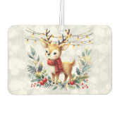 Rentier Christmas Lights Glittery Autolufterfrischer (Rückseite)