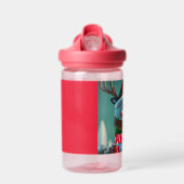 Rentier Christmas Personalisiert Kids Name Trinkflasche (Vorne)