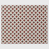 Rentier Circles-2-GIFT-WRAPPING-PAPIER Geschenkpapier (Flach)