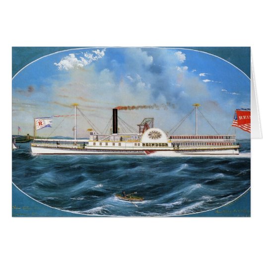 Rentier-Dampfboot 1850 (Vorderseite (Horizontal))