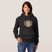 Rentier Deer Funny Animals Spherical Rudolf Hoodie (Vorne ganz)