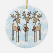 Rentier der Puzzle Ribbon - Sensibilisierung für A Keramikornament (Vorne)