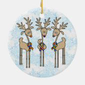 Rentier der Puzzle Ribbon - Sensibilisierung für A Keramikornament (Hinten)