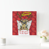 Rentier Dies ist die Jahreszeit, um Vegane Uhr am  (Zuhause)