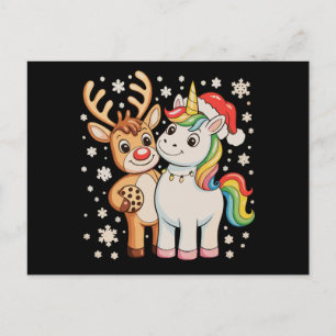 Rentier Einhorn Weihnachten Xmas Feiertage