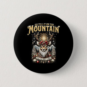 Rentier erzähle es auf dem Berg, den Jesus verdank Button