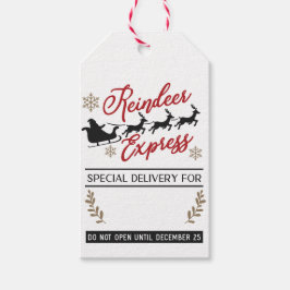 Rentier Express Mail Lieferung Weihnachten Geschenkanhänger