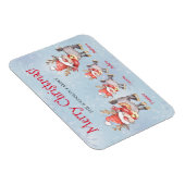 Rentier Family Personalisiert Frohe Weihnachtskart Magnet (Rechte Seite)