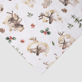 Rentier Farmhouse Weihnachtsbaumfarm | Urlaub Seidenpapier (Ausschnitt)