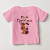 Rentier First Christmas T - Shirt und Geschenke (Vorderseite)