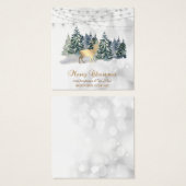 Rentier, Forest, String Lights Bokeh Company (Vorne & Hinten)