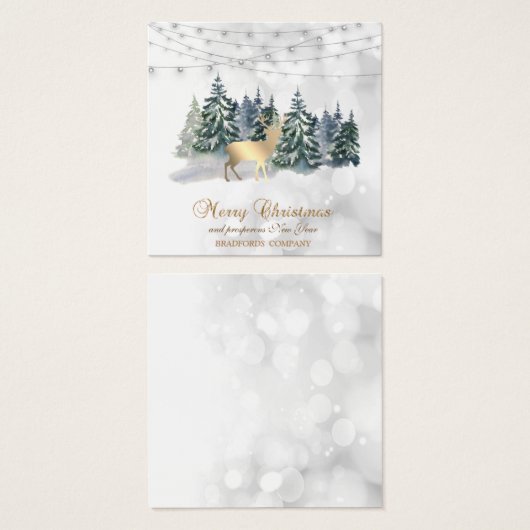 Rentier, Forest, String Lights Bokeh Company (Vorne & Hinten)