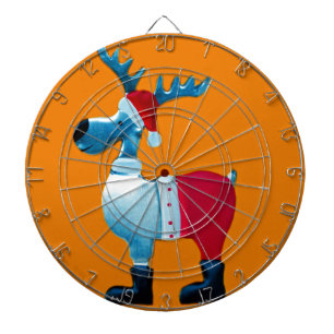 Rentier Frieden Christentum Feiertage Weihnachten Dartscheibe