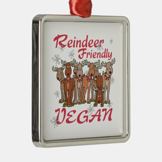 Rentier Friendly Vegan Ornament (Rechts)