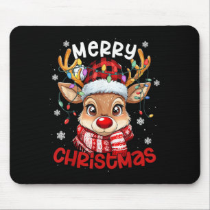 Rentier Frohe Weihnachts Weihnachts Weihnachtsfami Mousepad