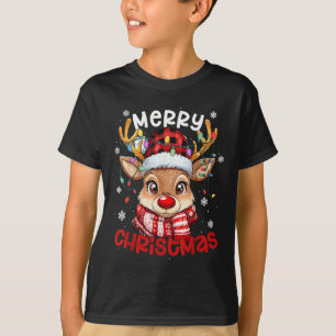 Rentier Frohe Weihnachts Weihnachts Weihnachtsfami T-Shirt