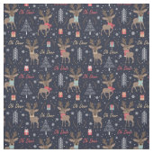 Rentier Fun Christmas Seamless Muster Stoff (Muster)