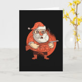 Rentier Games - Santa Hunting Rudolph Karte (Gelbe Blume)