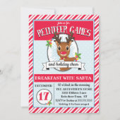 Rentier Games - Weihnachtsfeier Party Einladung (Vorderseite)