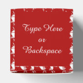 Rentier Geschenkboxen Personalisieren Weihnachts-G Geschenkschachtel (Oben)