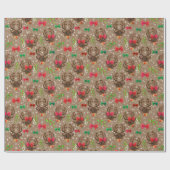 Rentier Geschenkpapier (Flach)