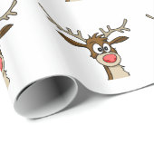 Rentier Geschenkpapier (Rolleneckpunkt)