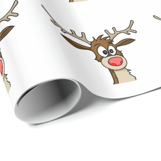 Rentier Geschenkpapier (Rolleneckpunkt)