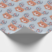 Rentier Geschenkpapier (Ecke)