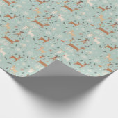 Rentier-Geschenkpapier Geschenkpapier (Ecke)