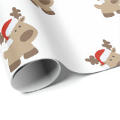 Rentier-Geschenkverpackung Geschenkpapier (Rolleneckpunkt)