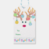 Rentier Gift Tags Geschenkanhänger (Vorderseite)