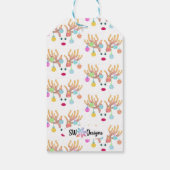 Rentier Gift Tags Geschenkanhänger (Rückseite)