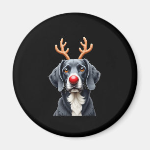 Rentier Great Dane Weihnachten Great Dane Hundemam Magnet