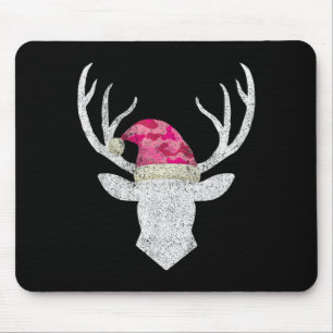 Rentier Hirsch Nk Camo Weihnachtsmann Hut Weihnach Mousepad