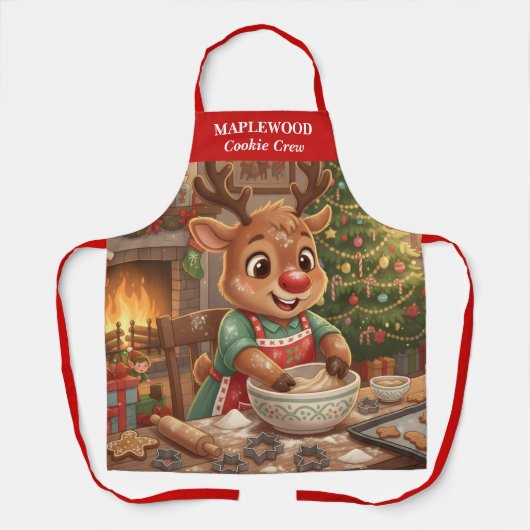 Rentier Holiday Baking Schürze (Vorderseite)