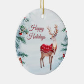 Rentier Holiday Ornament (Rechts)