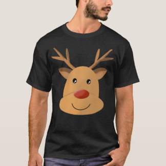 Rentier Holiday Wunschmuster T-Shirt