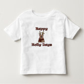Rentier Holly Days Tshirts und Geschenke (Vorderseite)
