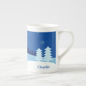 Rentier Illustration individuelle Name Tasse (Rechts)