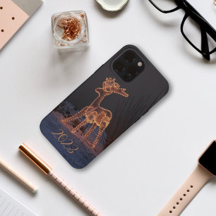 Rentier im Licht Weihnachts-iPhone Gehäuse Case-Mate iPhone Hülle