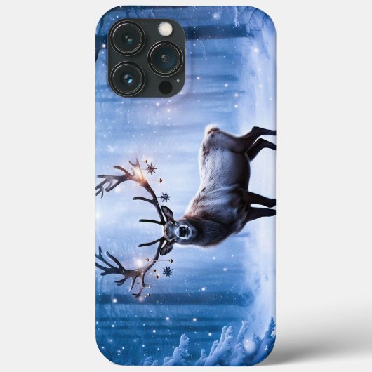 Rentier im magischen Forest Phone Case (Rückseite)