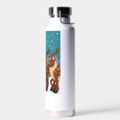 Rentier im Schnee Trinkflasche (Links)